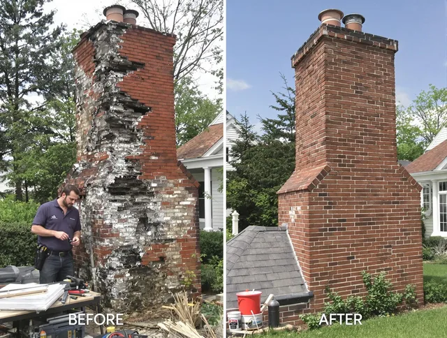 French Valley Chimney Sweep performing a full chimney restoration in French Valley, CA