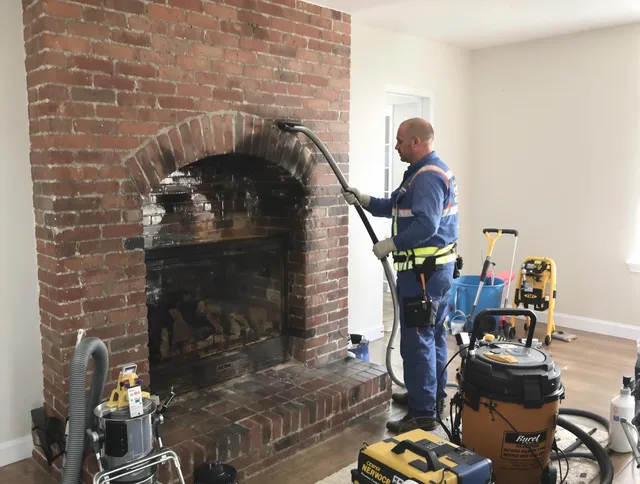 French Valley Chimney Sweep expert performing detailed chimney sweep in French Valley, CA