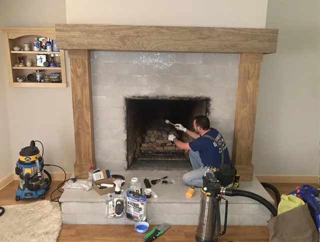 Detailed creosote removal process by French Valley Chimney Sweep in French Valley, CA