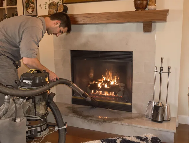 Routine fireplace upkeep by French Valley Chimney Sweep in French Valley, CA