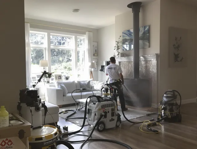 Soot removal service by French Valley Chimney Sweep for a fireplace in French Valley, CA